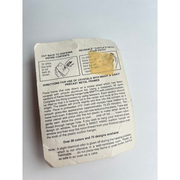 Vintage Makit & Bakit Red Baking Crystals – Open Pack (~85% Full) - Picture 2 of 2